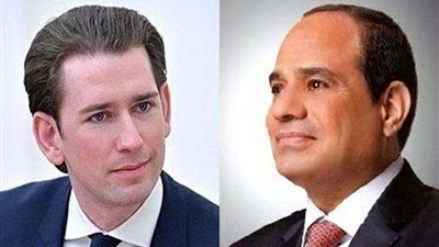 الرئيس السيسي يتلقى اتصالاً هاتفياً من مستشار النمسا