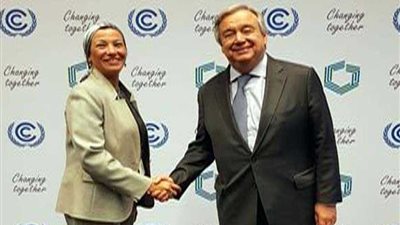 ‎وزيرة البيئة تلتقي الأمين العام للأمم المتحدة وتؤكد حرص مصر على تنفيذ اتفاق باريس