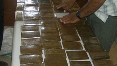 ضبط 66 قطعة لمخدر الحشيش في حملة بإدكو