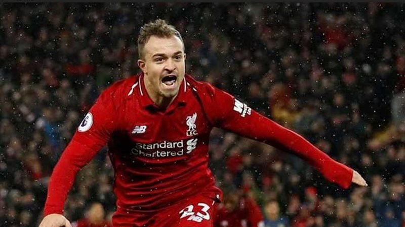 شاكيري البديل يسجل