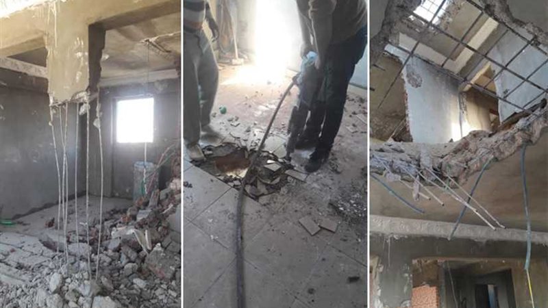 حملة إزالة للعقارات