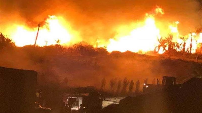 السيطرة على حريق