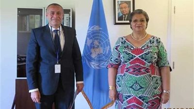 السفير المصري في كينيا يقدم أوراق اعتماده لدى مكتب الأمم المتحدة في نيروبي