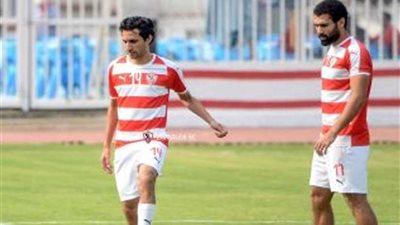 تأهيل ثلاثي الزمالك في المران الجماعي