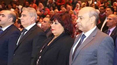 وزيرة الثقافة تحضر حفلًا فنيًا بجامعة المنيا لفريق 