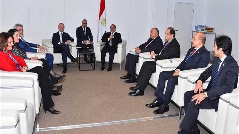 الرئيس السيسي يلتقي