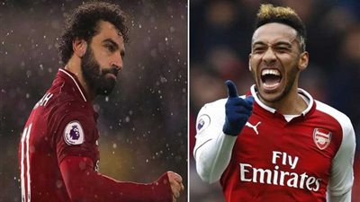 أوباميانج يتخطى محمد صلاح ويتصدر قائمة هدافي الدوري الإنجليزي