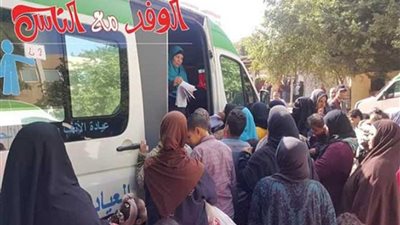 الكشف على 3000 مريض في قوافل 
