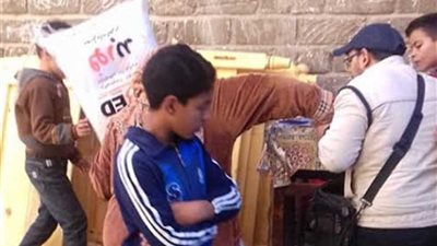 مساعدات لمتضرري نكبة قرية قشوع بالعامرية