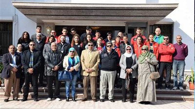 بالصور.. الوفد التونسي المشارك في أسبوع الإخاء الرياضي يزور قناة السويس