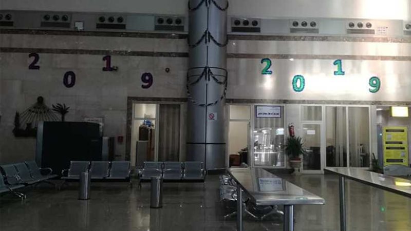 مطار سوهاج يتزين