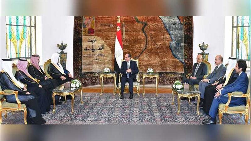 الرئيس السيسى يستقبل