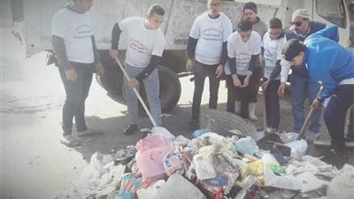 حملة نظافة بحي أول الإسماعيلية