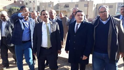 رشاد يتفقد المنشآت الرياضية خلال زيارته لمحافظة بني سويف
