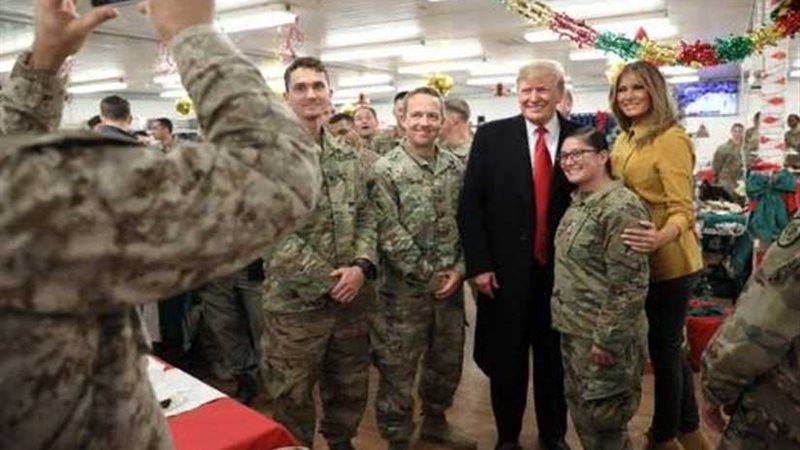 زيارة مفاجئة ..ترامب