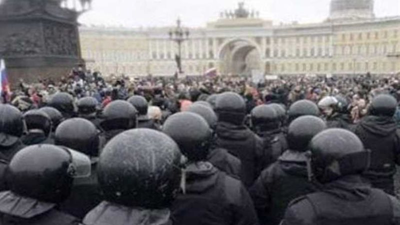 تظاهرات في منغوليا