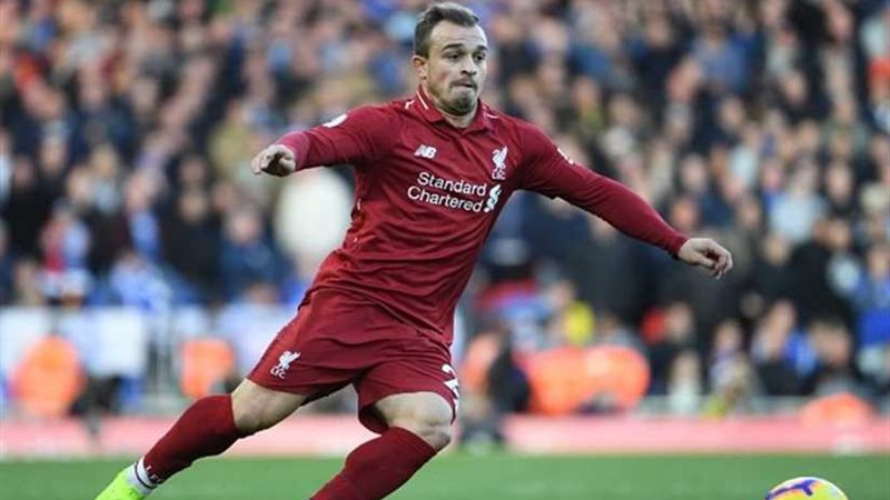 شاكيري يسجل ثالث