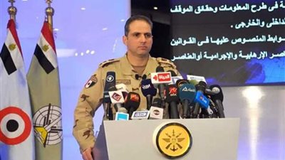 المتحدث العسكري يهنئ المصريين بالسنة الجديدة (صور)