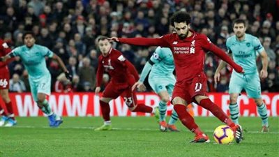 «صلاح» يُسجل ويقود ليفربول للتقدم على أرسنال 1/4 في الشوط الأول