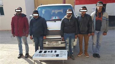 ضبط 5 أشخاص انتحلوا صفة مباحث أموال عامة بمركز القوصية