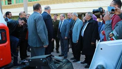 تسليم معدات النظافة الجديدة ضمن الخطة الاستثمارية في 