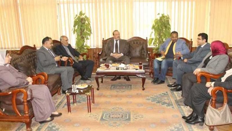 رئيس جامعة طنطا يستقبل