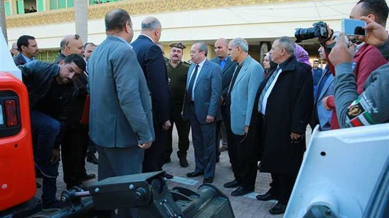 تسليم معدات النظافة