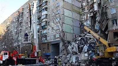 ارتفاع حصيلة ضحايا انهيار المبنى السكني في ماغنيتوجورسك إلى 19 قتيلا