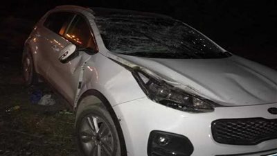 انقلاب سيارة مهاجم الزمالك