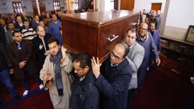 تشييع جثمان كاميليا السادات من مسجد المصطفى بصلاح سالم