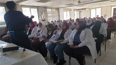 الشرقية.. دورة تدريبية عن الحماية المهنية بمستشفى القنايات المركزي