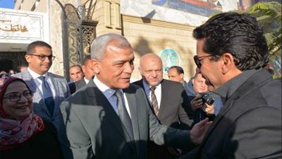 محافظ المنوفية يستقبل وزير الشباب.. 