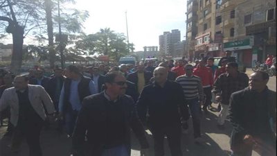 1000 شاب يشاركون وزير الشباب والرياضة ماراثون جري بـ”المنوفية“