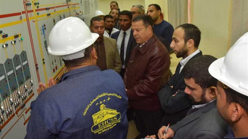 محافظ بني سويف يتابع