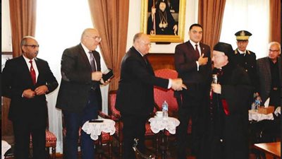 عبد العال يشارك الأرمن الأرثوذكس احتفالات عيد الميلاد