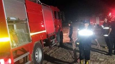 السيطرة على حريق اندلع داخل برج تحكم بمحطة السكة الحديد ببنى سويف