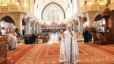 البابا تواضروس يترأس قداس عيد الميلاد المجيد بكاتدرائية ميلاد المسيح