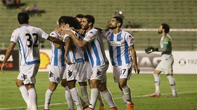 بيراميدز يتقدم على المصري بهدف نظيف في الشوط الأول