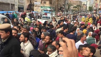 مصرع طالب وإصابة سيدة وقع عليهما عمود كهرباء بدمنهور