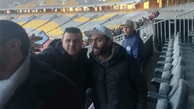 بالصور.. الشحات في برج العرب لمؤازرة الأهلي أمام سموحة