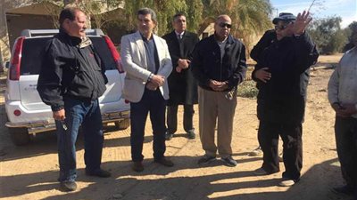 رئيس جامعة المنيا يتفقد المحطة البحثية لمركز البحوث الزراعية