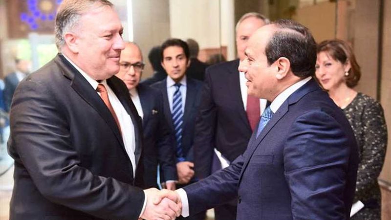 بومبيو : مصر تقوم