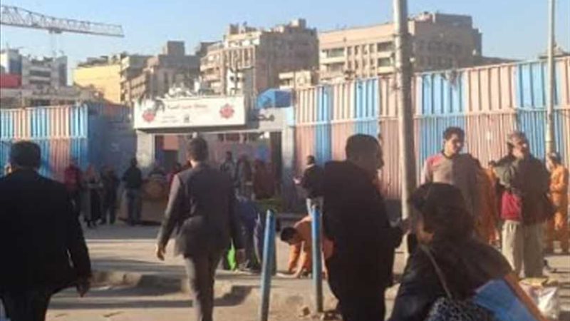 إخلاء محيط مترو العتبة