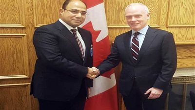 مسؤول كندي يؤكد لسفير مصر تقدير بلاده لعملية التحول الشاملة بمصر بقيادة السيسي