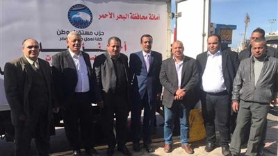 سيارات من مستقبل وطن لبيع السلع الغذائية واللحوم بأسعار مخفضة في الغردقة