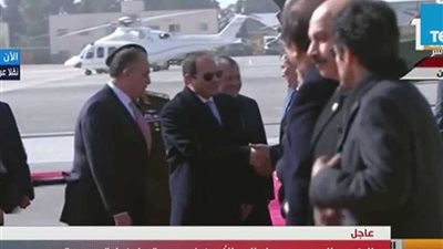 مراسم استقبال الرئيس السيسي في الأردن (فيديو)‎