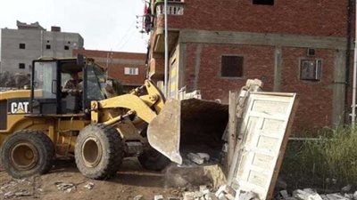 إزالة 202 حالة تعد على أراضي الدولة بالدقهلية