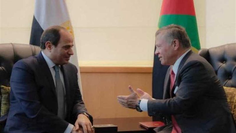 السيسي وملك الأردن