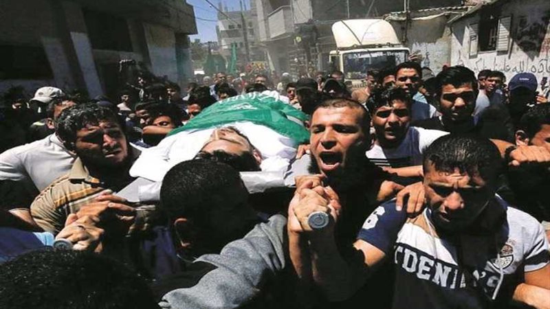 استشهاد شاب فلسطيني