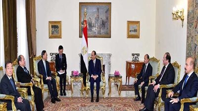 السيسى يتسلم رسالة من نظيره الصينى للمشاركة في قمة منتدى 